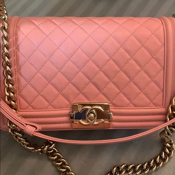 Chanel Boy Pink Caviar 19S Old Medium - Picture 3 of 14